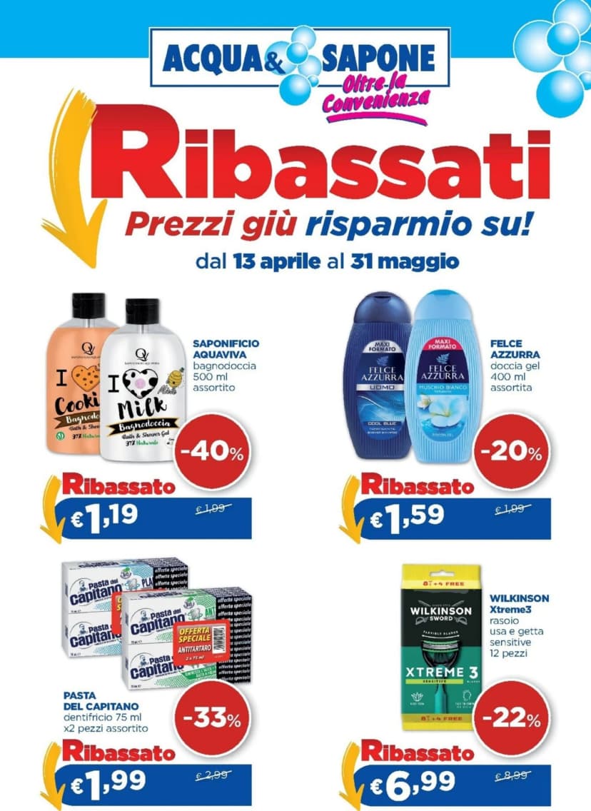 Volantino Acqua & Sapone