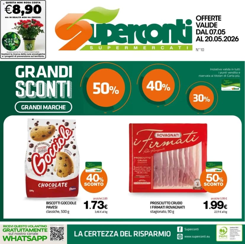 Volantino Grandi Magazzini Superconti