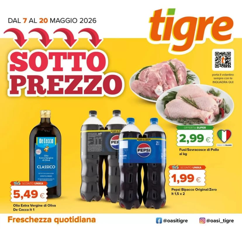 Volantino Tigre