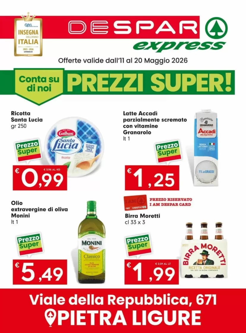 Volantino Despar Express
