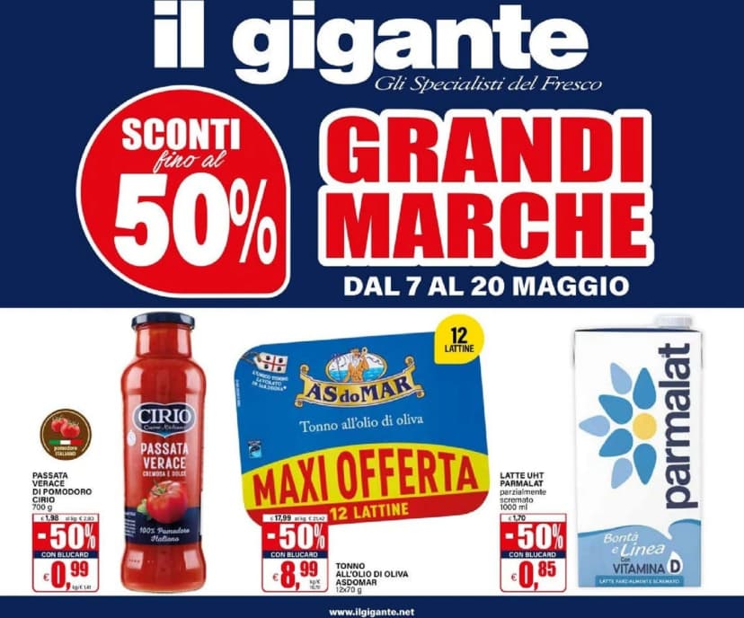 Volantino Il gigante