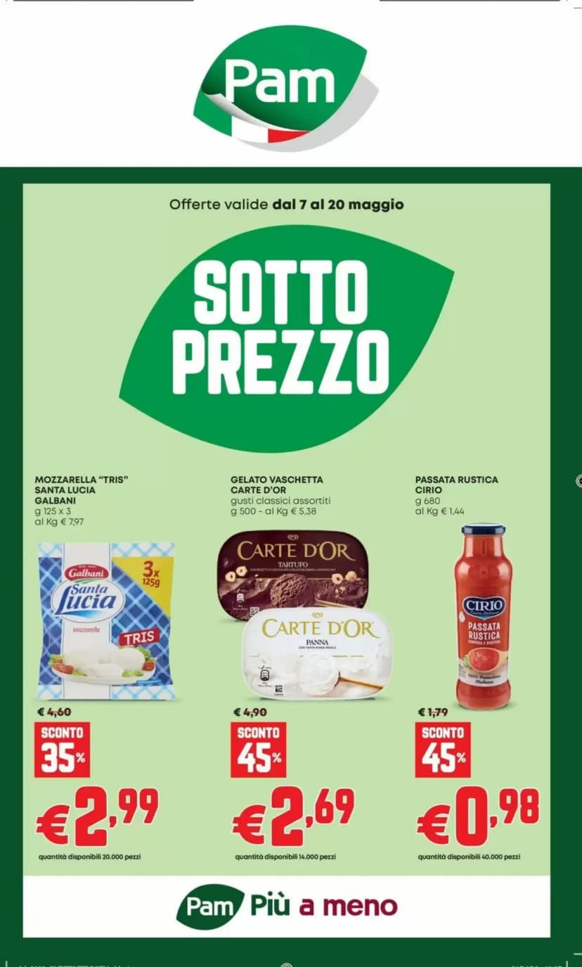 Volantino Pam