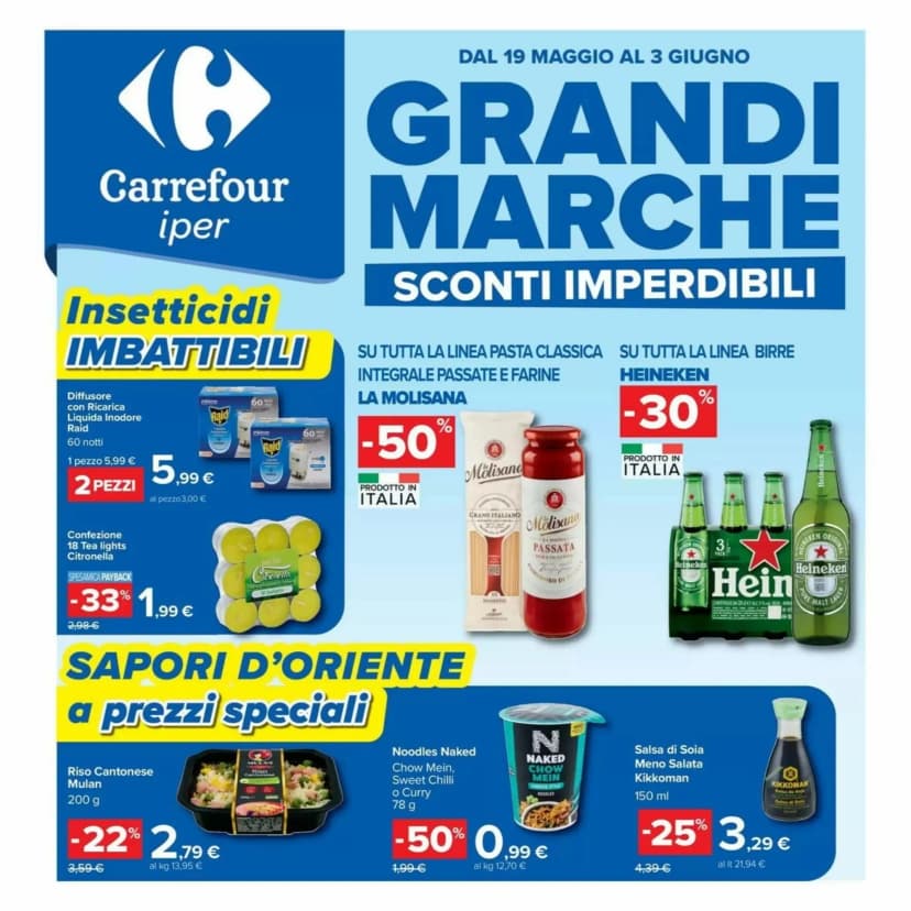 Volantino Carrefour Ipermercati
