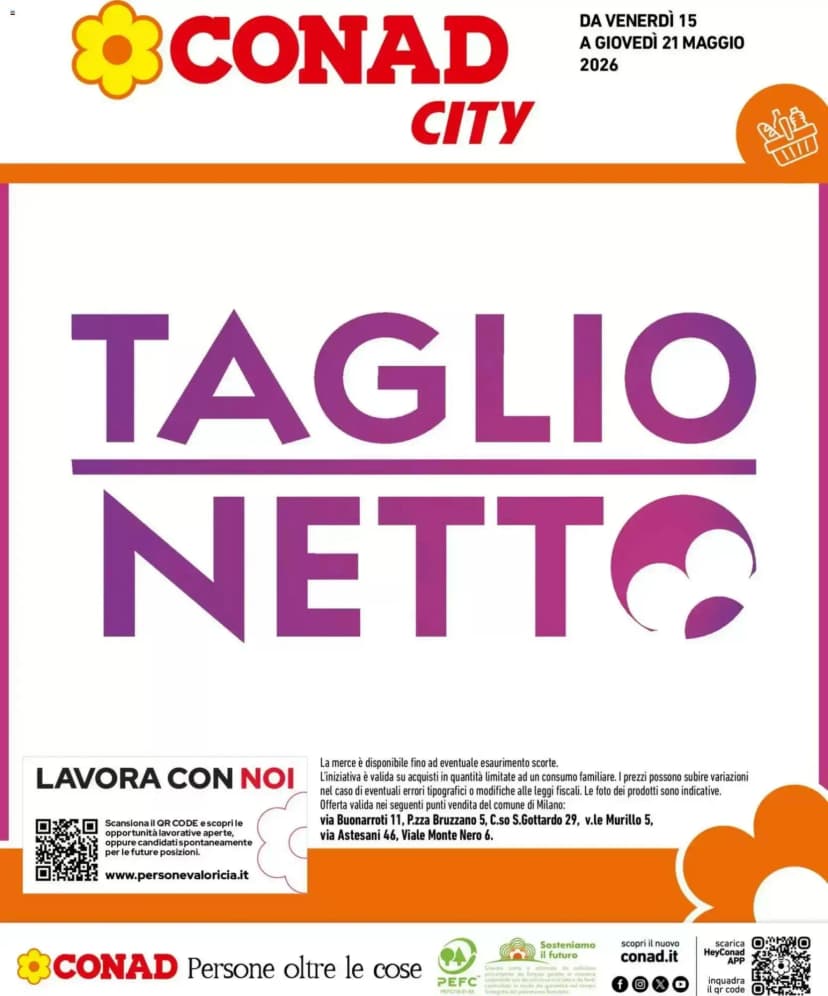 Volantino Conad City