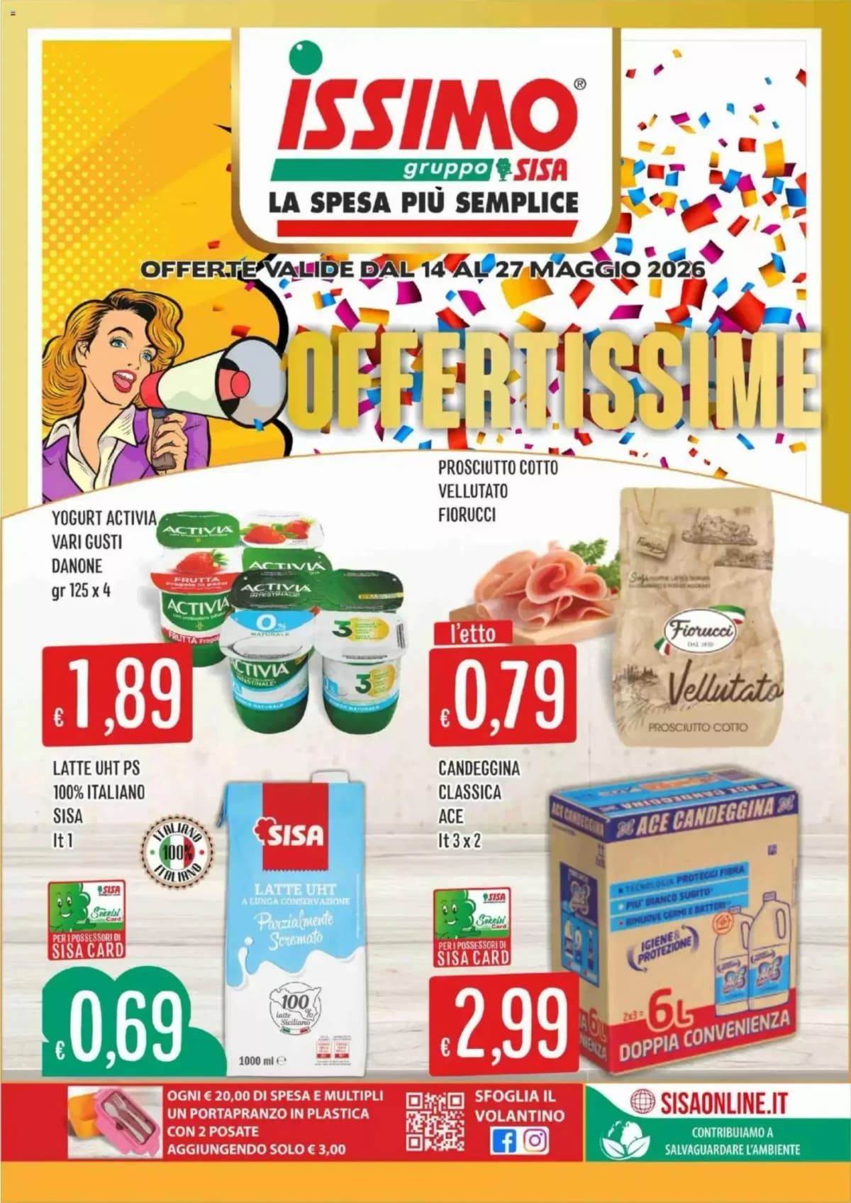 Copertina volantino Issimo Supermercado