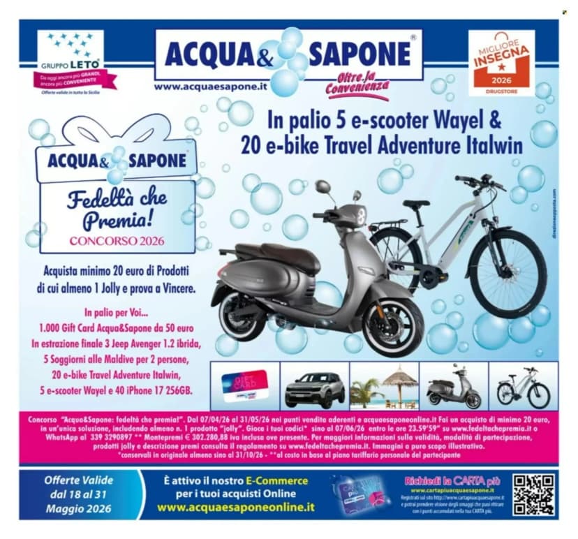 Volantino Acqua & Sapone