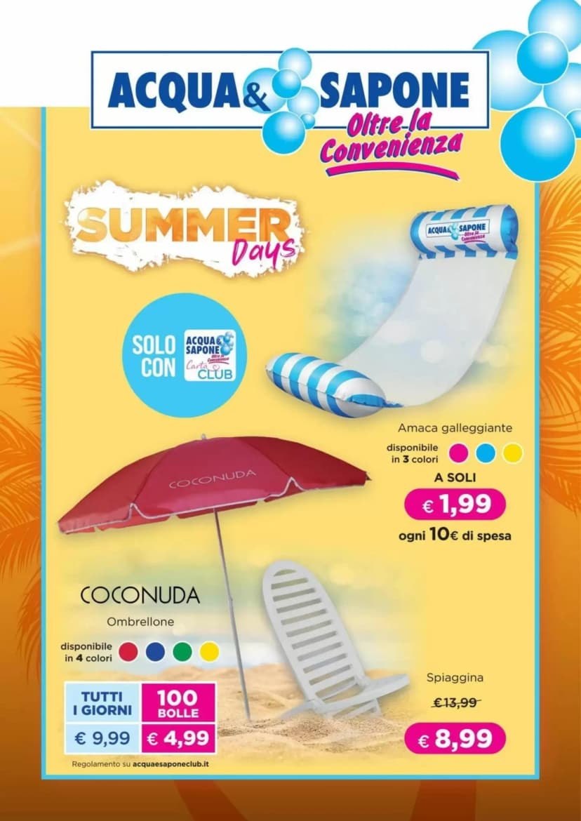 Volantino Acqua & Sapone