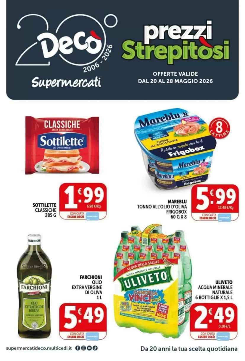 Volantino Decò Supermercati