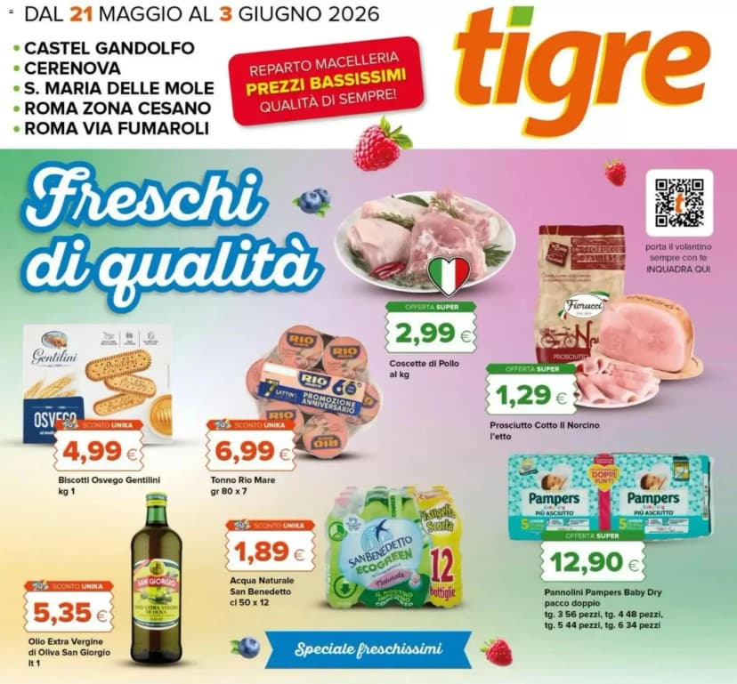 Volantino Tigre