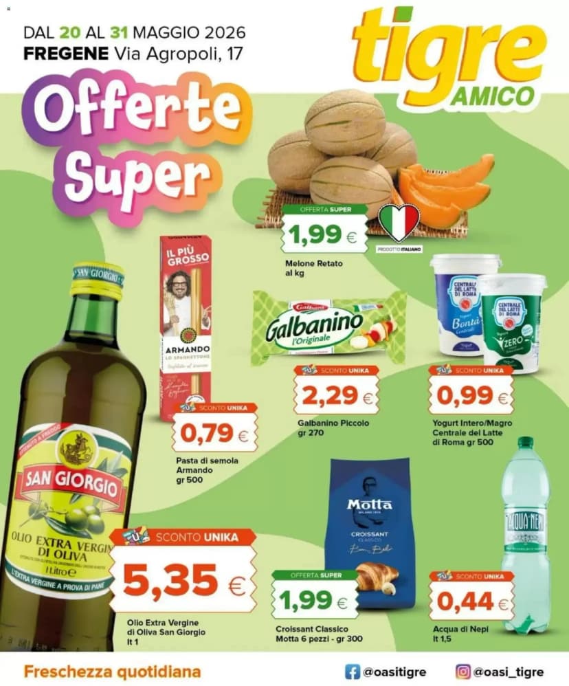 Volantino Tigre