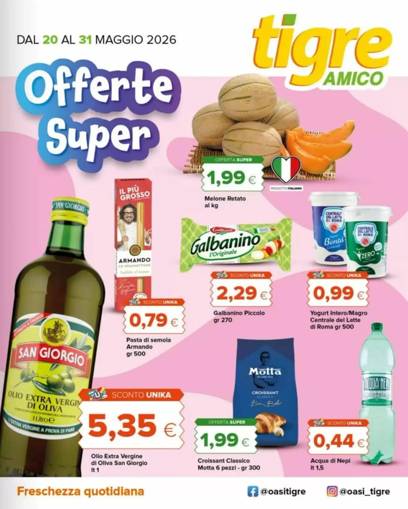 Volantino Tigre amico