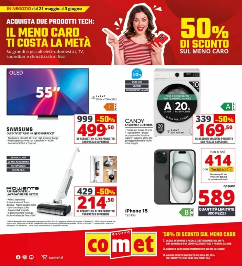Volantino Comet