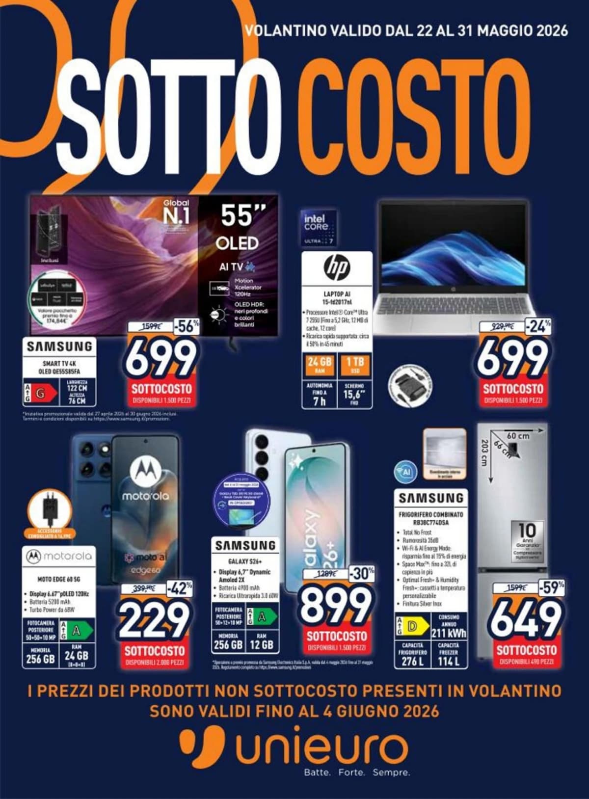 Copertina volantino Unieuro