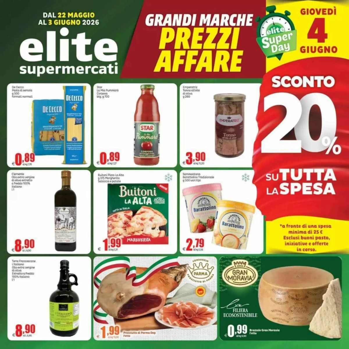 Copertina volantino Elite