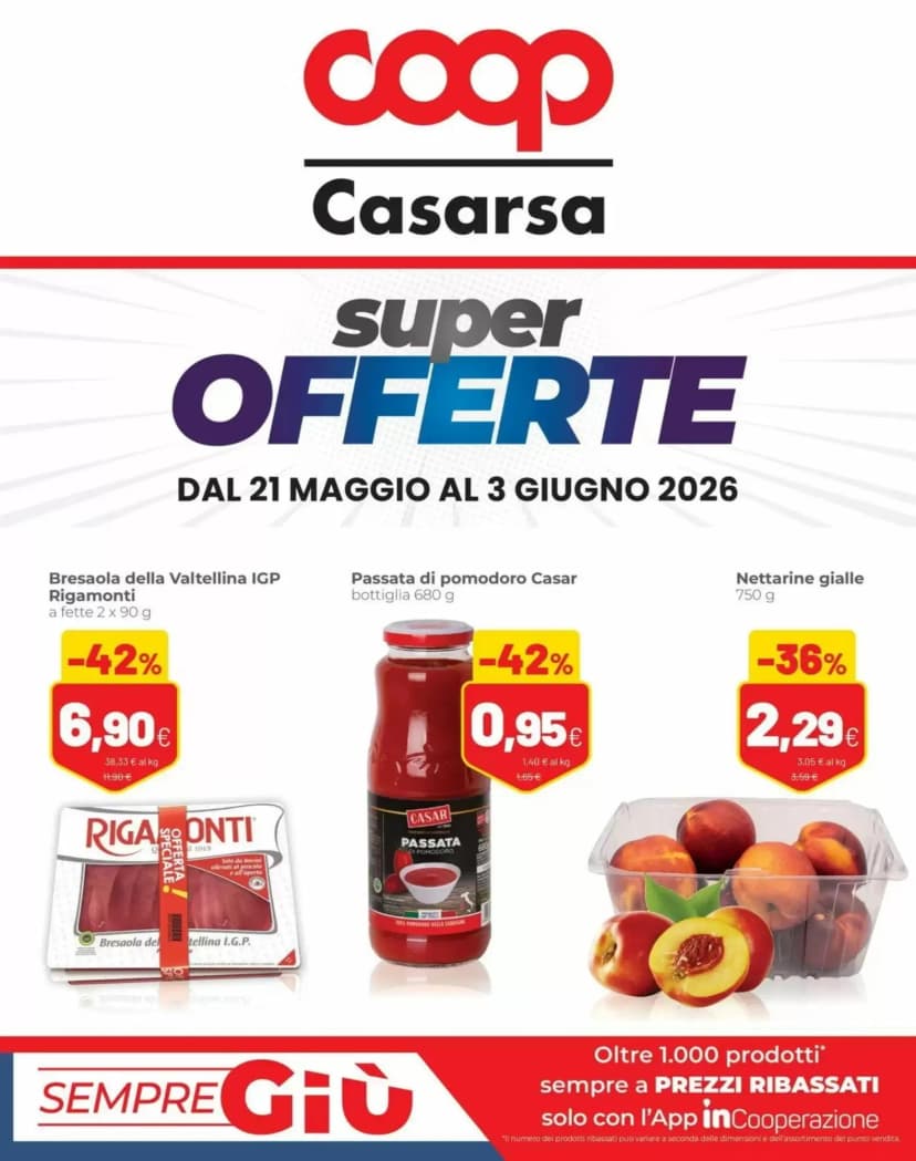 Volantino Coop