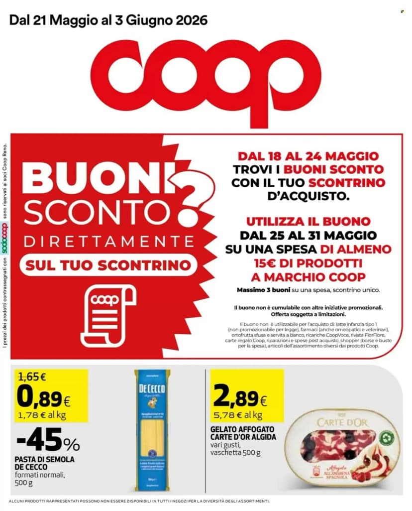 Volantino Coop