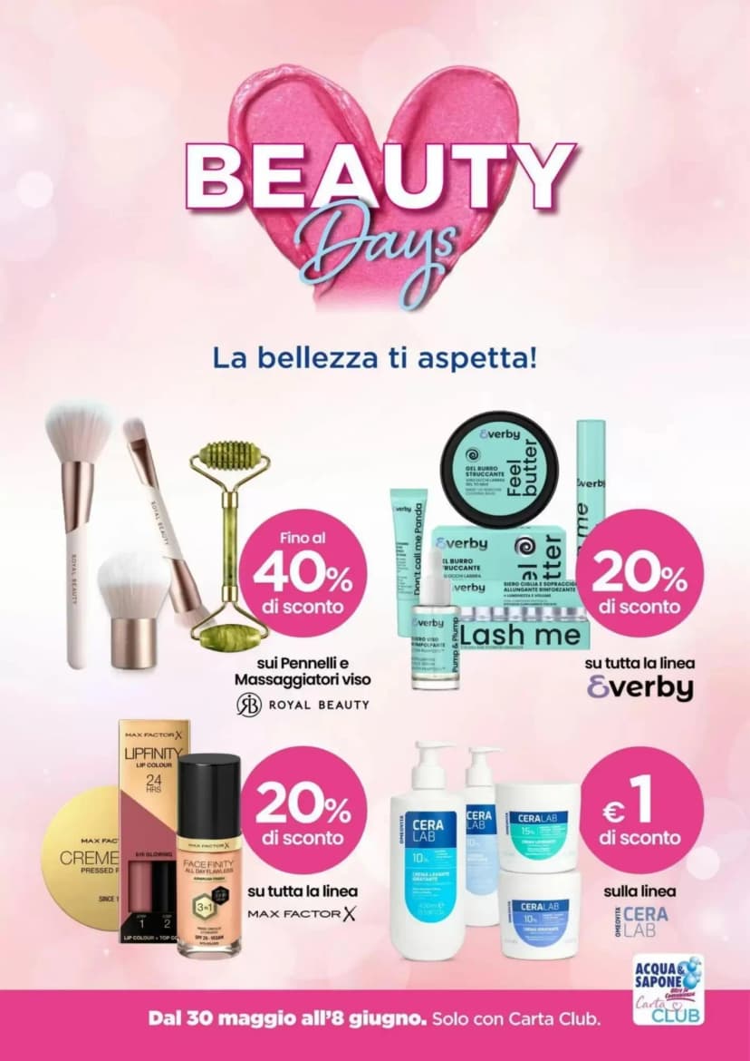 Volantino Acqua & Sapone
