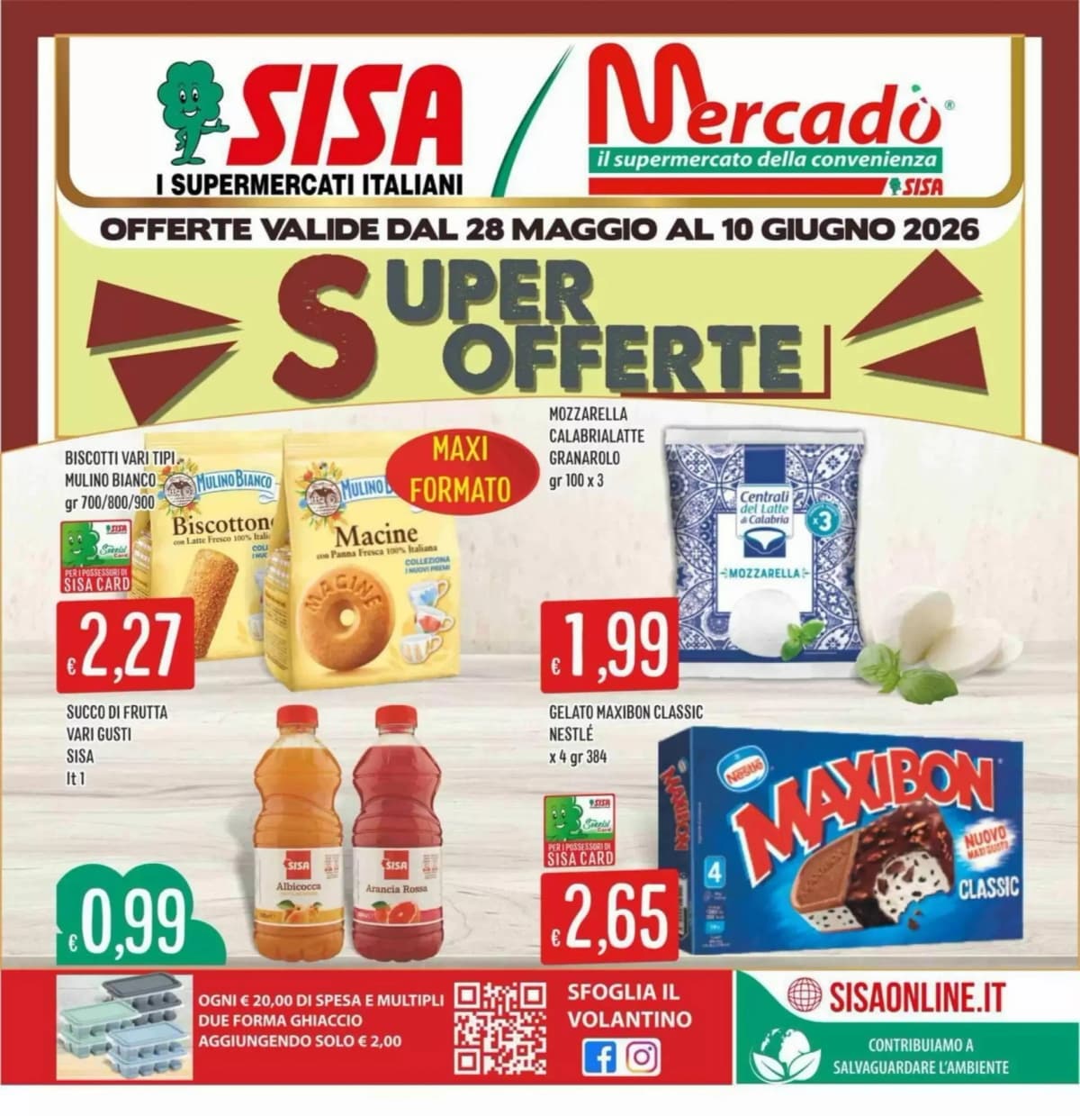 Copertina volantino Sisa