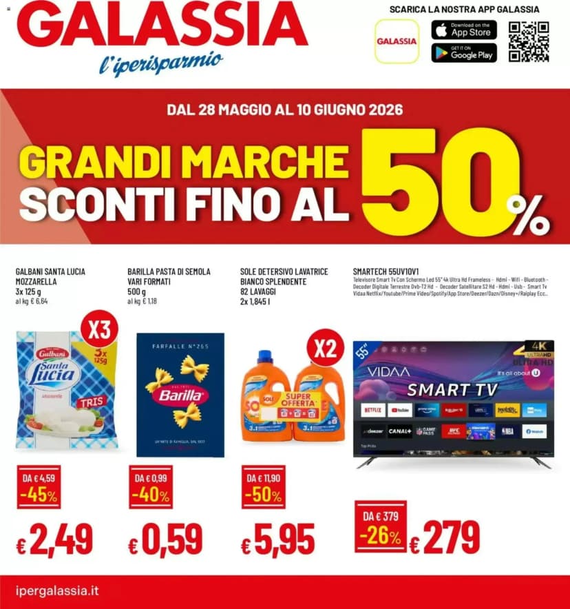 Volantino Galassia