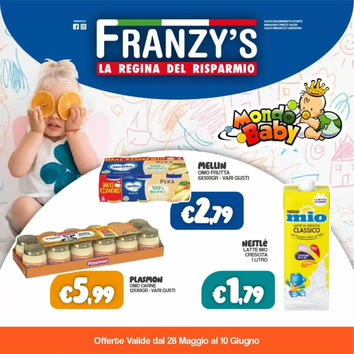 Copertina volantino Franzys