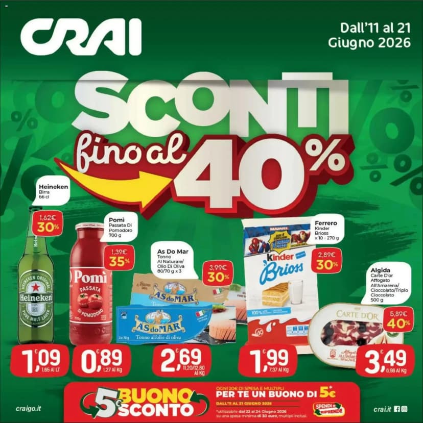 Volantino Crai