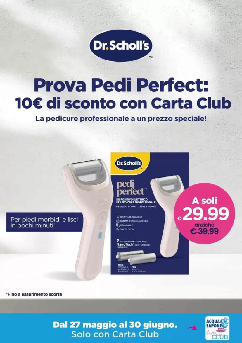 Volantino Acqua & Sapone