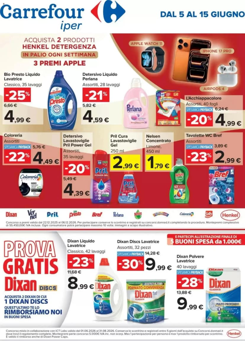 Volantino Carrefour Ipermercati