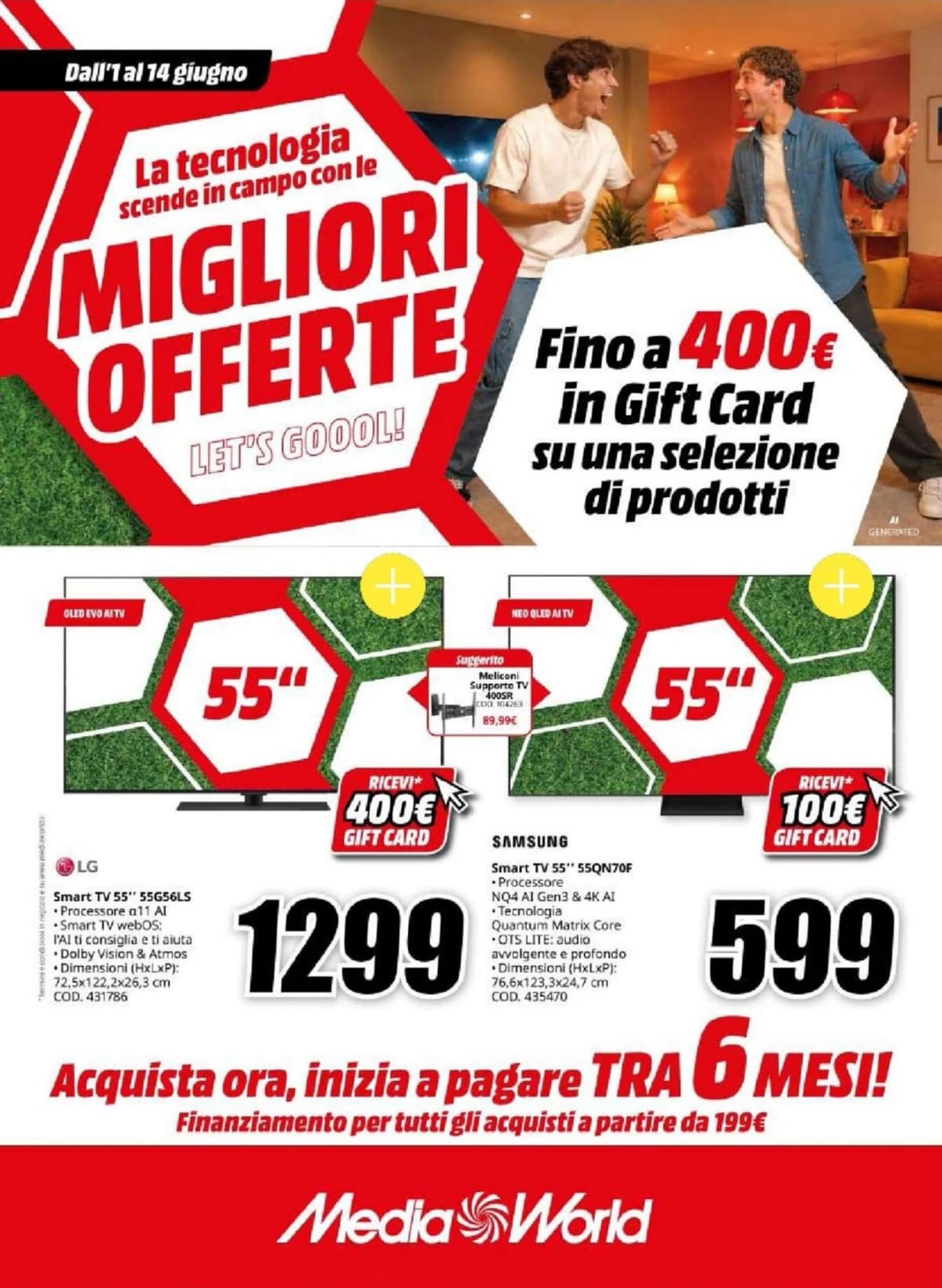 Copertina volantino MediaWorld