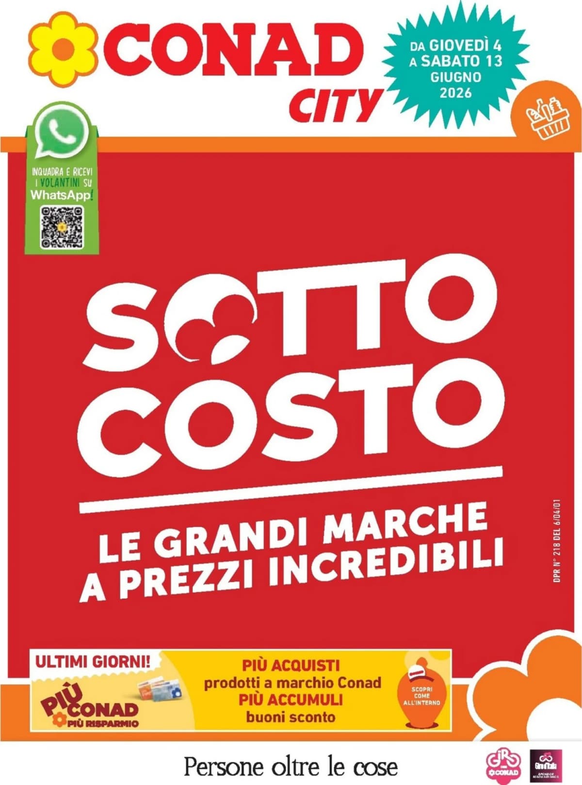 Copertina volantino Conad City