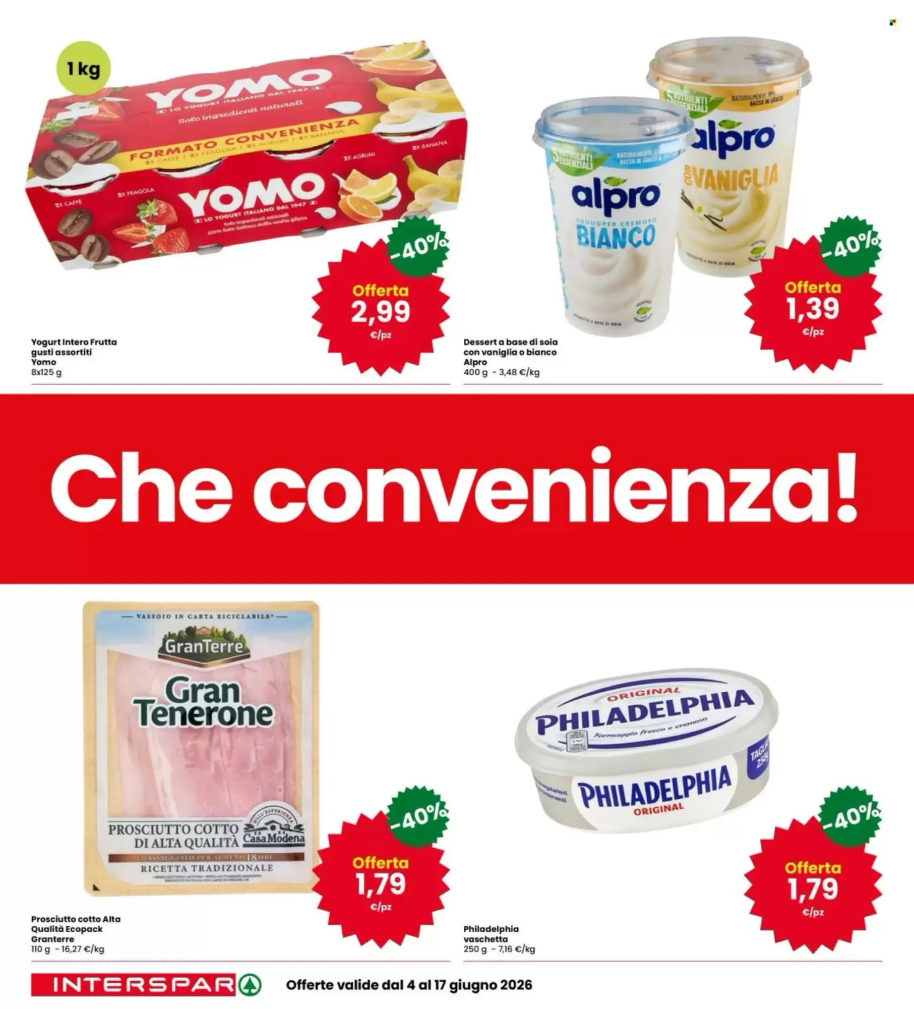 Pagina 2 - Anteprima Volantino Interspar: Offerte valide dal 4 al 17 Giugno 2026