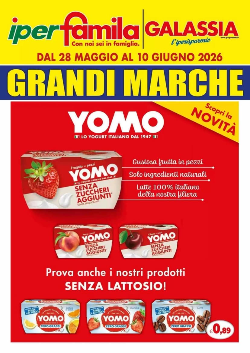 Volantino Galassia