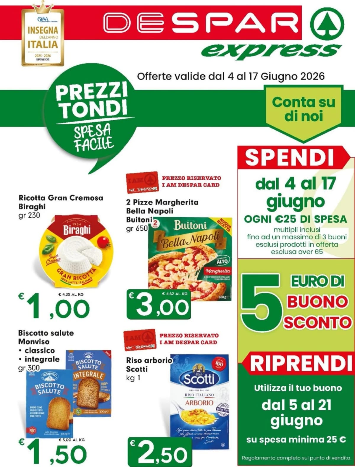 Copertina volantino Despar Express