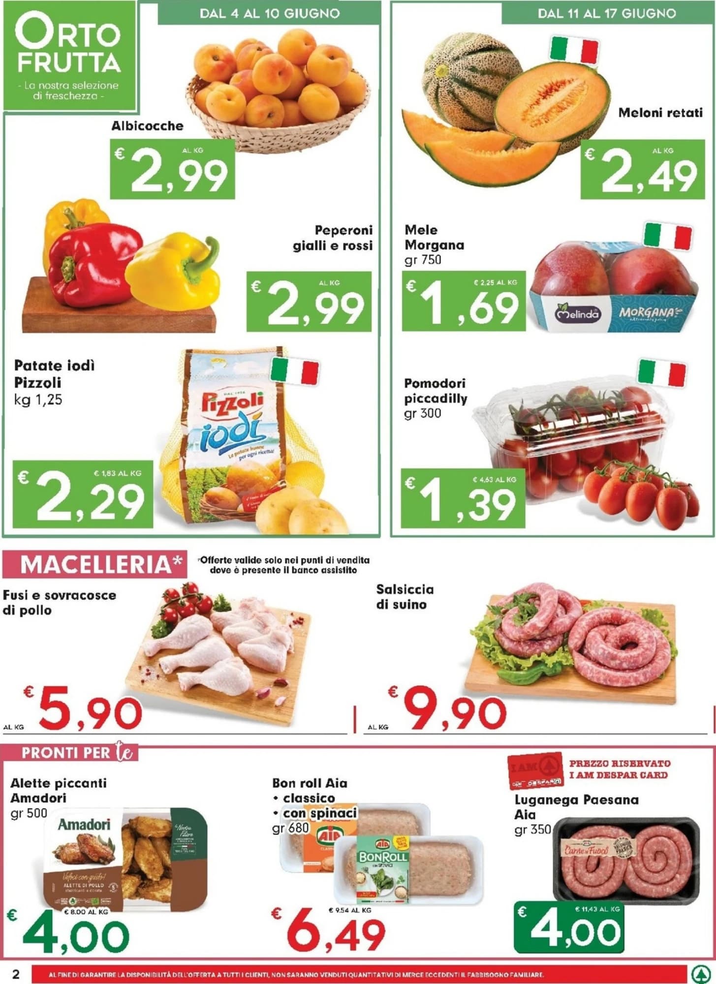 Pagina 2 - Anteprima Volantino Despar Express: Offerte valide dal 4 al 17 Giugno 2026