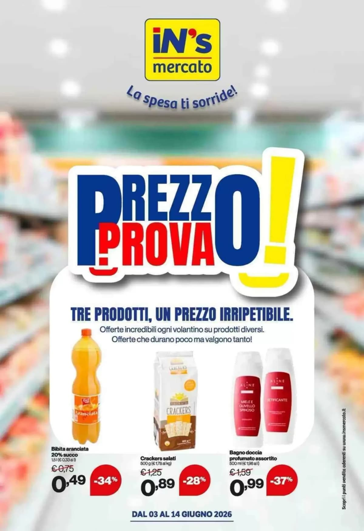 Copertina volantino Ins Discount