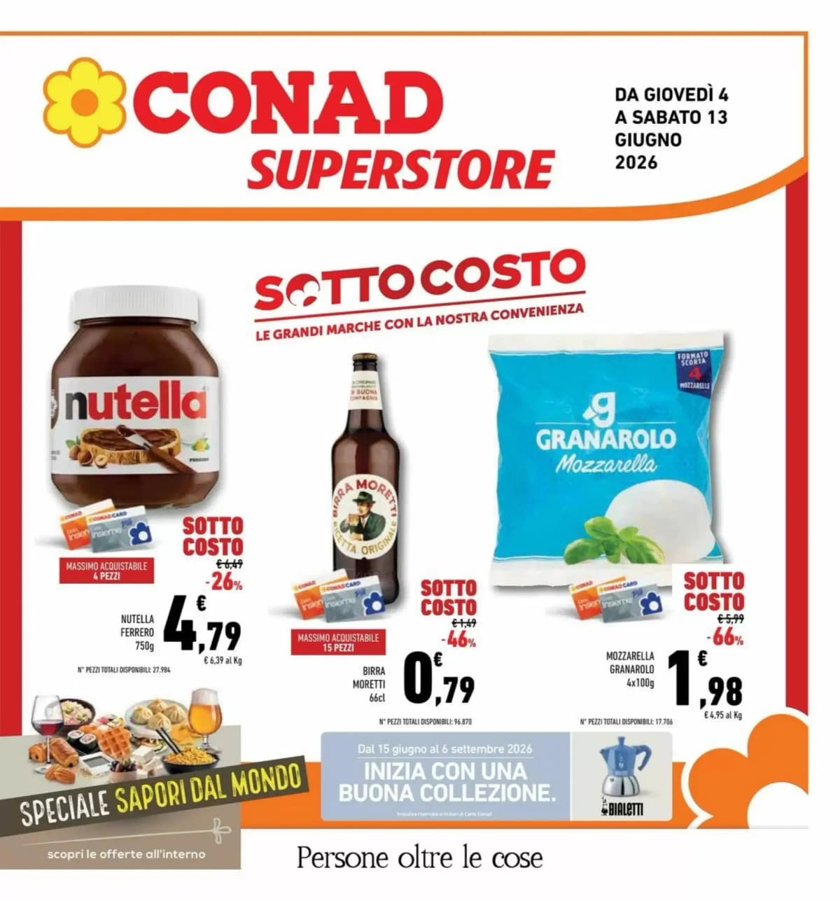 Copertina volantino Conad Superstore