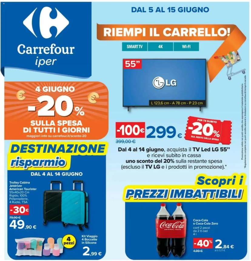 Volantino Carrefour Ipermercati