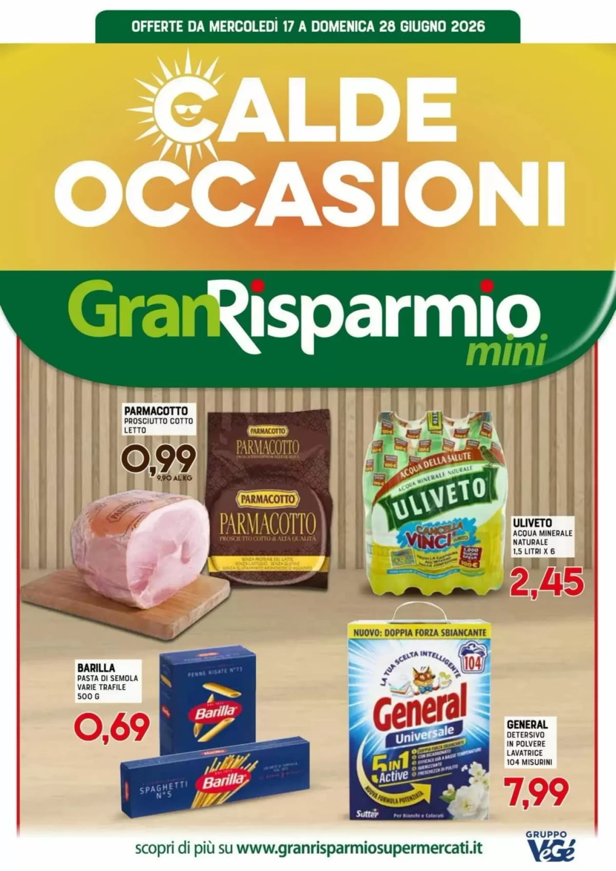 Copertina volantino Gran Risparmio