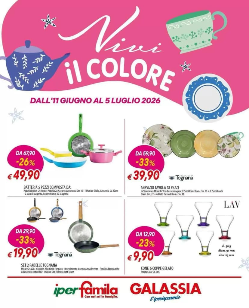 Volantino Galassia