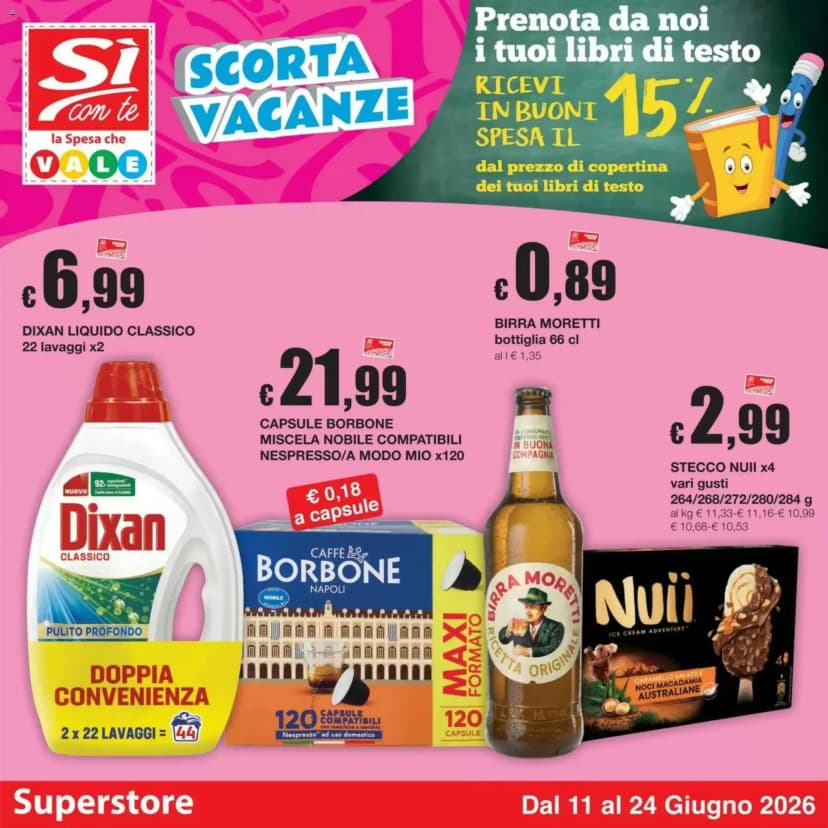 Volantino Si con te supermercato