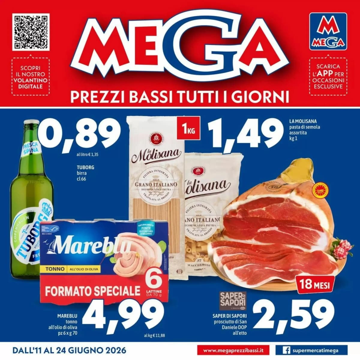 Copertina volantino Mega