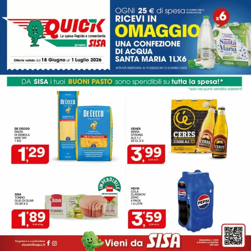 Volantino Quick Sisa