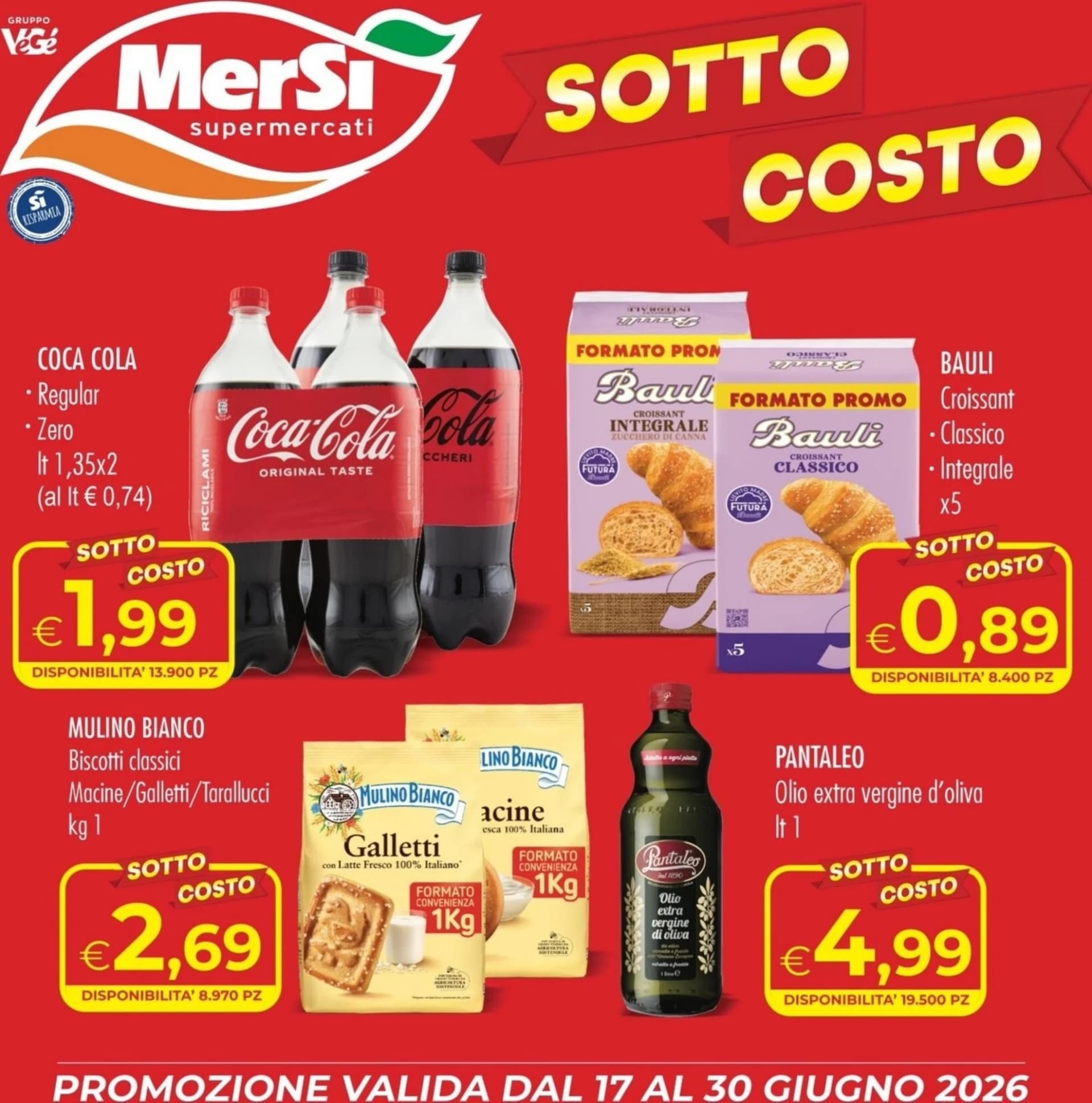 Pagina 1 - Anteprima Volantino Mersi a Messina: Offerte valide dal 17 al 30 Giugno 2026