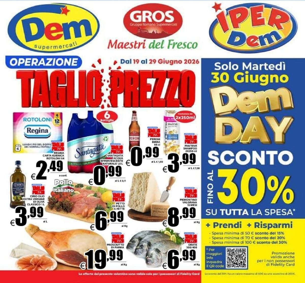 Copertina volantino Dem