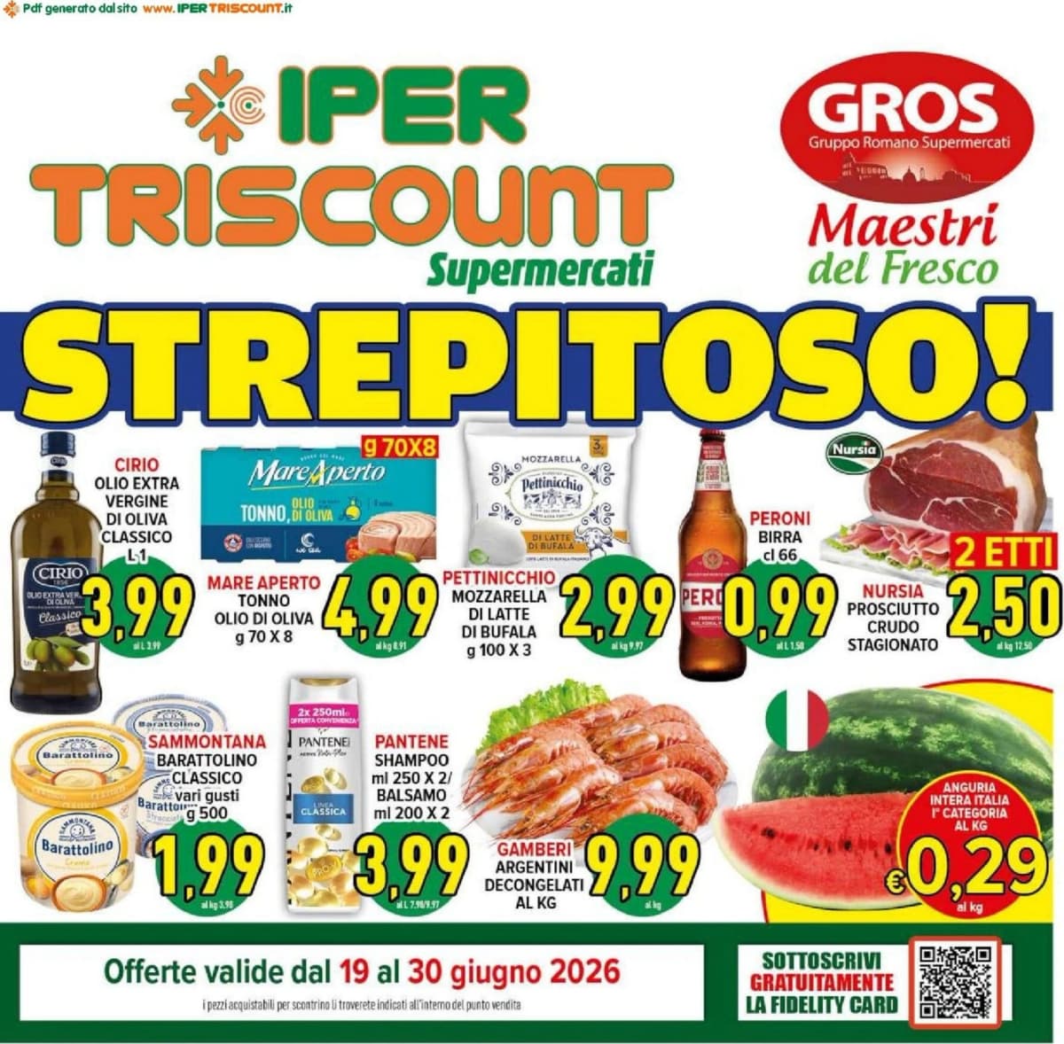 Copertina volantino Ipertriscount