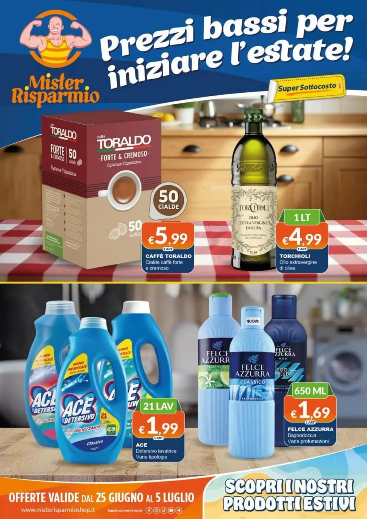 Copertina volantino Mister Risparmio