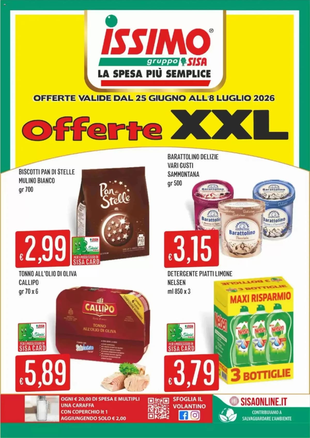 Copertina volantino Issimo Supermercado