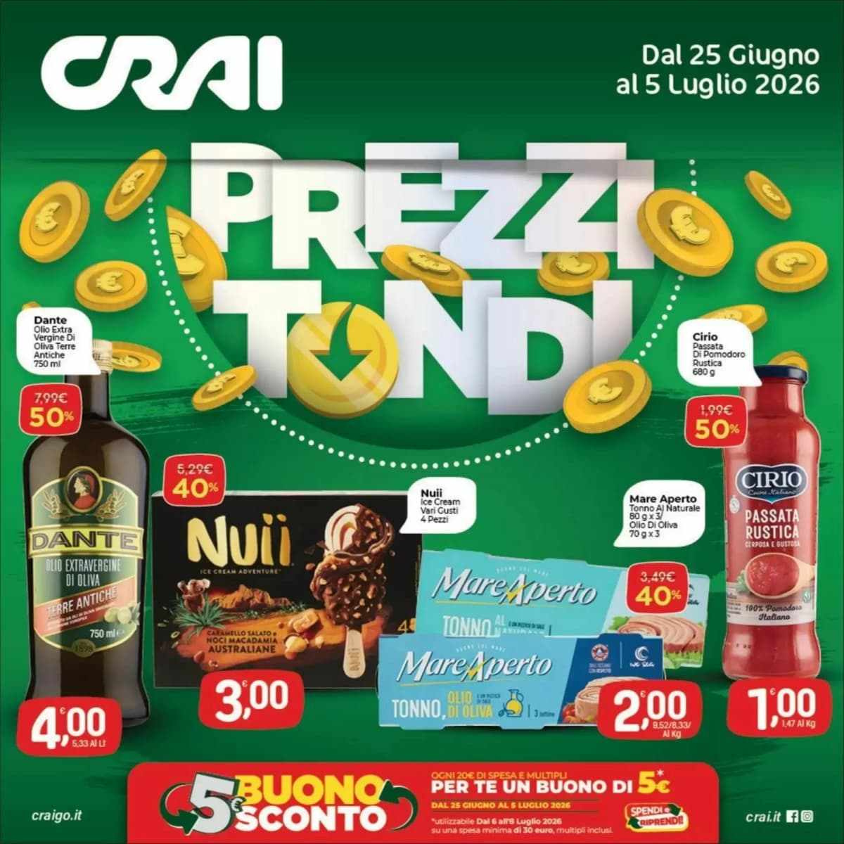 Copertina volantino Crai