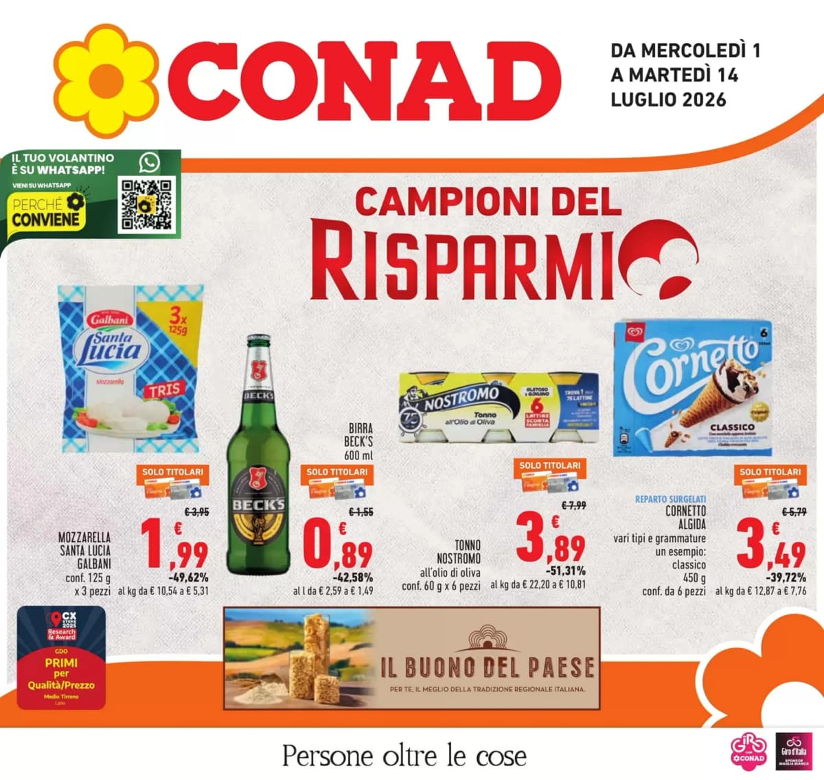 Copertina volantino Conad