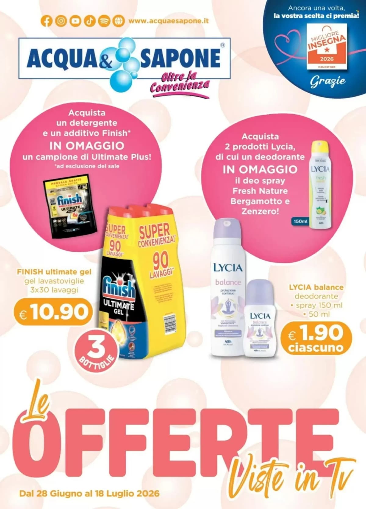 Copertina volantino Acqua & Sapone