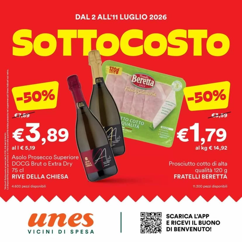 Volantino Unes